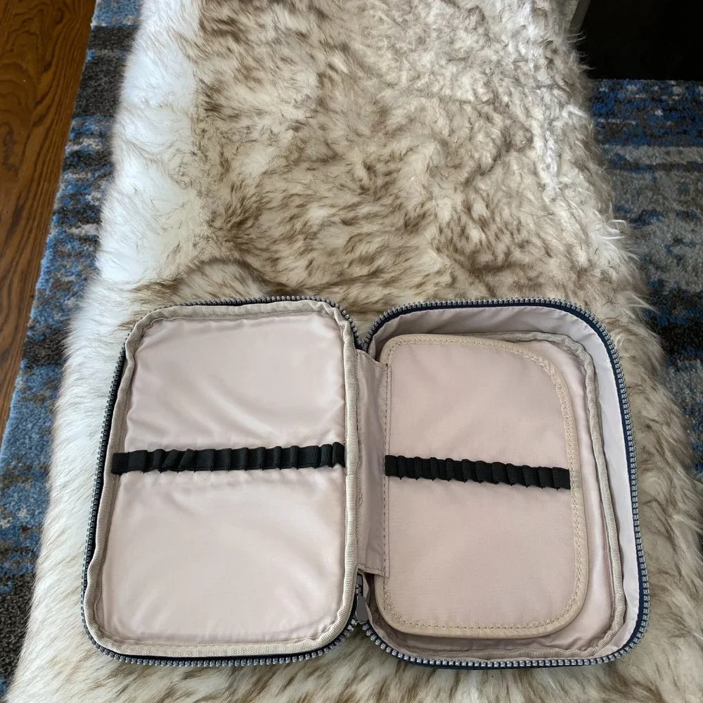 NWT Kipling 100 Pens Printed Case Cosmetic Bag